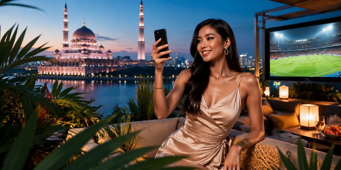 Pengguna form1 di Putrajaya membuat pertaruhan football secara langsung menggunakan telefon pintar